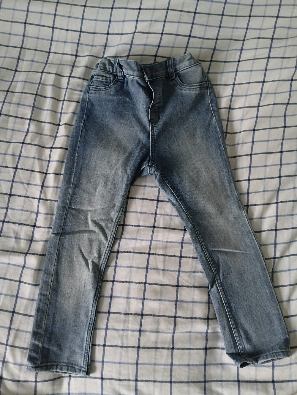 H&M Kids Light Blue Pull-on  Elastic Waist Jeans Size 3/4 Years